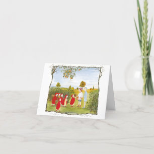 Tarjeta De Agradecimiento Ilustración vintage de Sibylle Von Olfers