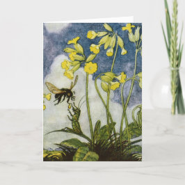 Tarjeta De Agradecimiento Ilustracion Vintage Else Wenz Vietor