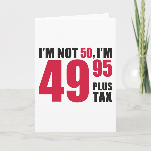 Tarjeta De Agradecimiento Im No 50 Im 49.95 Más Impuesto (Anverso)