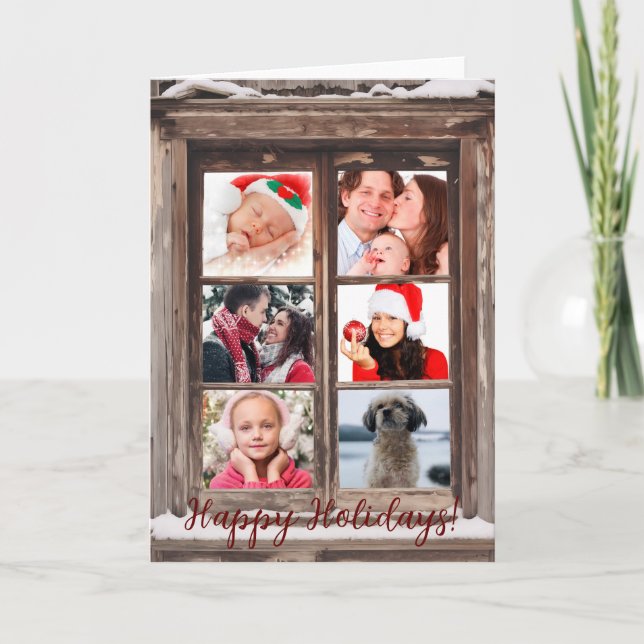 Tarjeta De Agradecimiento Imagen de Holiday Farmhouse 6 (Anverso)