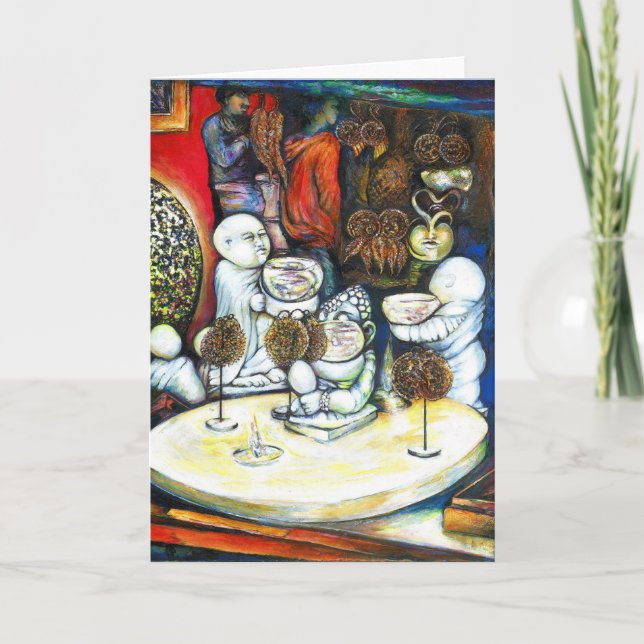 Tarjeta De Agradecimiento Impermeable por el desafío (Anverso)