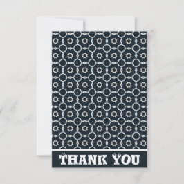 Tarjeta De Agradecimiento Impreso geométrico