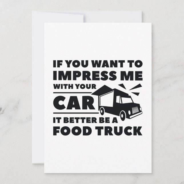 Tarjeta De Agradecimiento Impress Food Truck (Anverso)