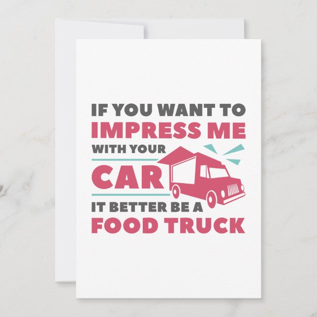 Tarjeta De Agradecimiento Impress Food Truck (Anverso)