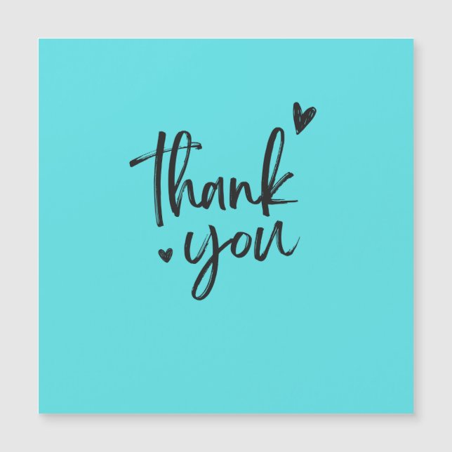 TARJETA DE AGRADECIMIENTO INCLEIBLE (Anverso)