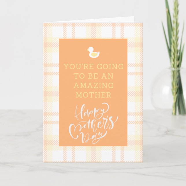 Tarjeta De Agradecimiento Increíble carta del día de la madre (Anverso)