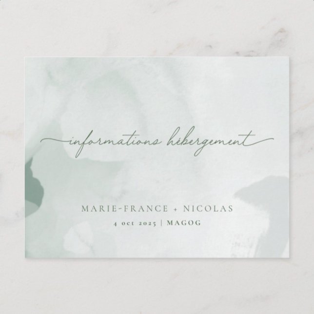 Tarjeta De Agradecimiento Information Card | French (Subido por el creador)