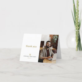 Tarjeta de agradecimiento inmobiliaria moderna - M