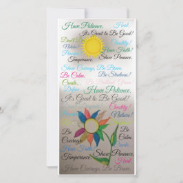 Tarjeta De Agradecimiento Inspirado