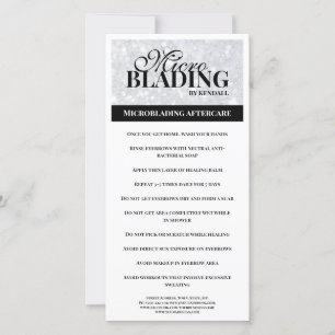 Tarjeta De Agradecimiento Instrucción simple de plata en negro