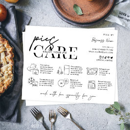 Tarjeta De Agradecimiento Instrucciones para el cuidado de los niños Mínimo