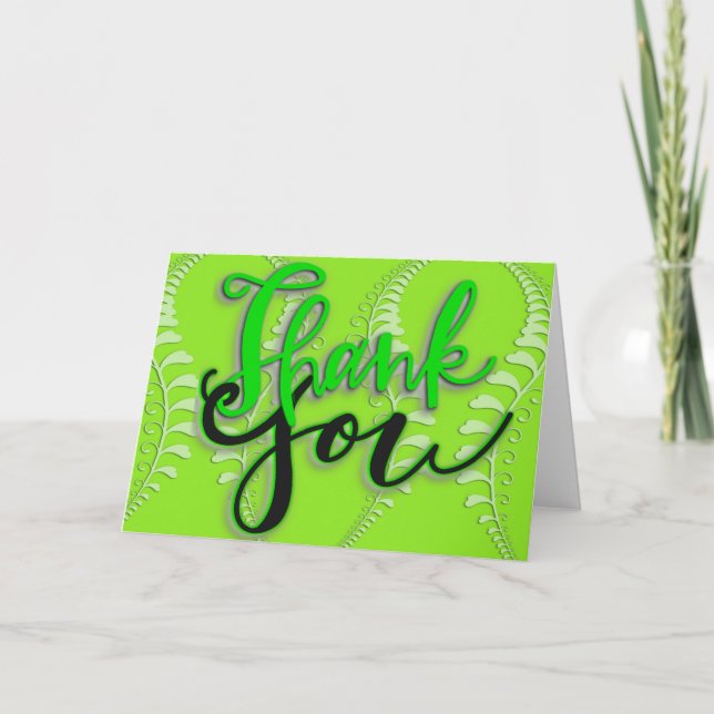 Tarjeta de agradecimiento (interior en blanco) (Anverso)