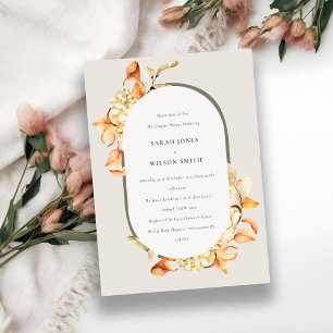 Tarjeta De Agradecimiento Invitan a duchas de las parejas florales del Arco