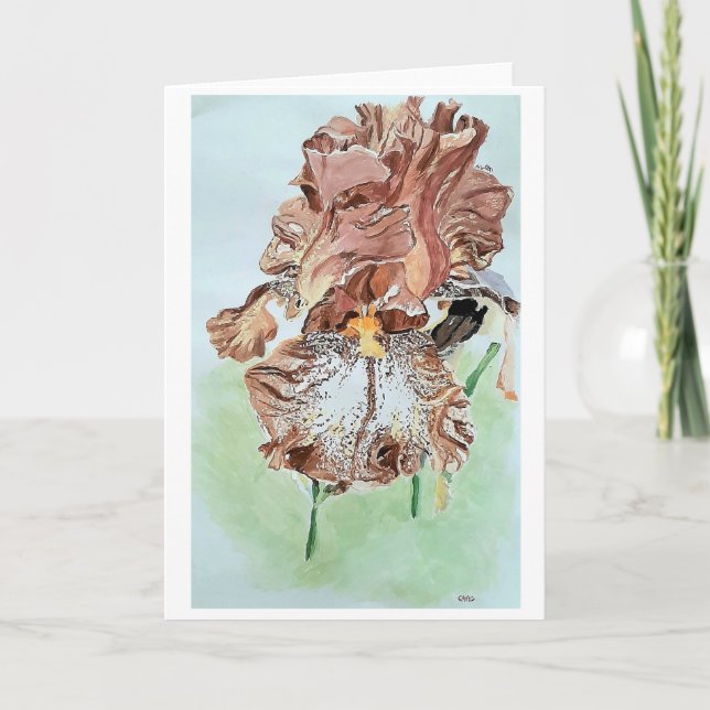 Tarjeta De Agradecimiento "Iris chocolate" de AlarsenArtist (Anverso)