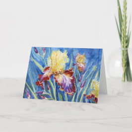 Tarjeta De Agradecimiento "Iris VII" Blank Notecard
