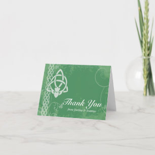 Tarjeta De Agradecimiento Irlanda Claddagh