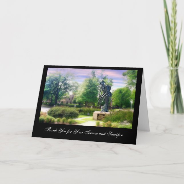 Tarjeta De Agradecimiento Iron Mike Gracias por ti... (Anverso)