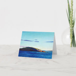 Tarjeta De Agradecimiento Isla Blubber, Maine por Newell Convers Wyeth