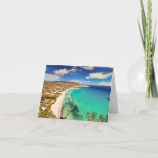 Tarjeta De Agradecimiento isla de Ikaria, Grecia