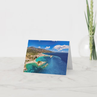Tarjeta De Agradecimiento isla de Samos, Grecia