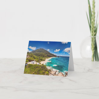 Tarjeta De Agradecimiento Isla de Samos, Grecia