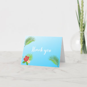 Tarjeta De Agradecimiento Isla Escape Blank