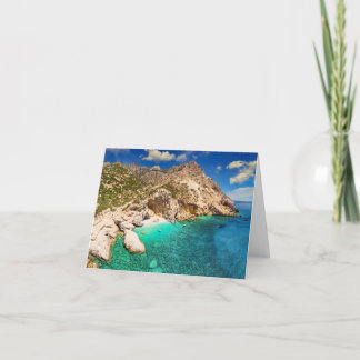 Tarjeta De Agradecimiento isla Ikaria, Grecia