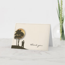 Tarjeta De Agradecimiento Isla Paradisíaca Gracias