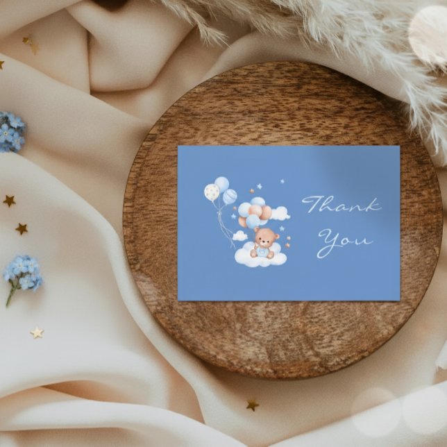 Tarjeta De Agradecimiento Islamic Baby Boy Aqiqah Thank You Card (Subido por el creador)