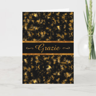 Tarjeta De Agradecimiento Italiano Gracias Grazie-WitchLite