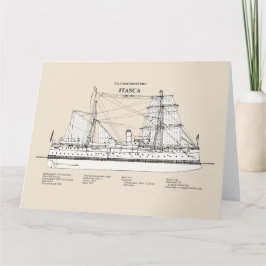 Tarjeta De Agradecimiento Itasca de corte USCG - SBD