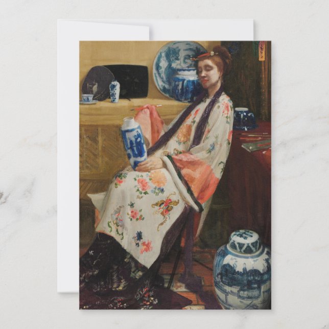 Tarjeta De Agradecimiento James Whistler - El horizonte de los seis marks (Anverso)