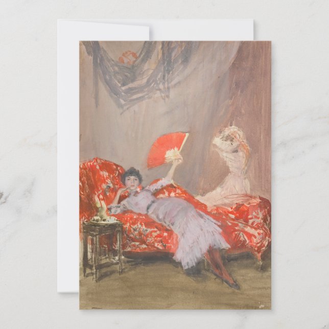 Tarjeta De Agradecimiento James Whistler - Milly Finch (Anverso)