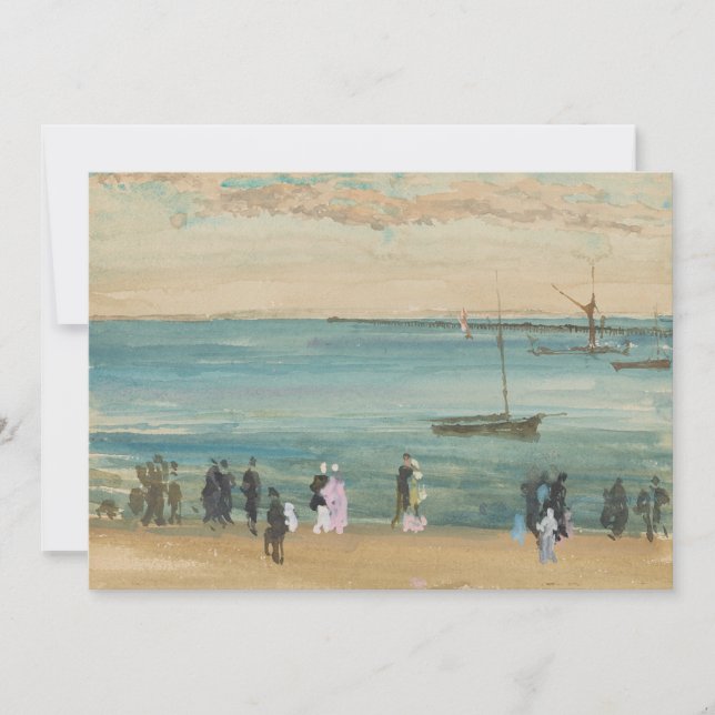 Tarjeta De Agradecimiento James Whistler - Southend Pier (Anverso)