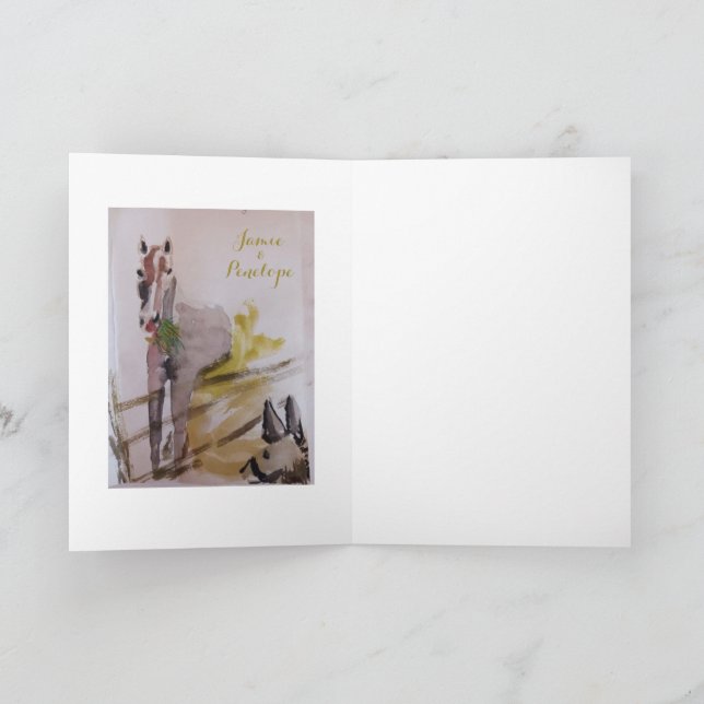 Tarjeta De Agradecimiento Jamie y Penelope (Interior)