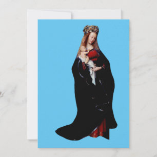 Tarjeta De Agradecimiento Jan van Eyck - La Virgen en la iglesia Arte Fino