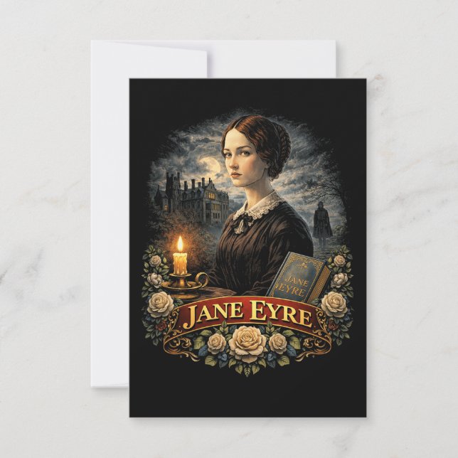 Tarjeta De Agradecimiento Jane Eyre (Anverso)