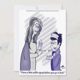 Tarjeta De Agradecimiento Jarabe de ataúd