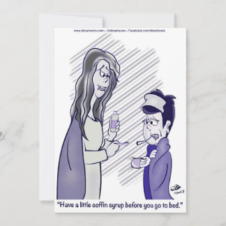 Tarjeta De Agradecimiento Jarabe de ataúd