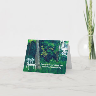 Tarjeta De Agradecimiento Jardín del Día Bueno