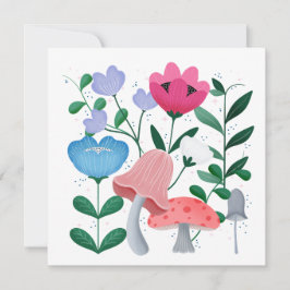 Tarjeta De Agradecimiento Jardín Mágico