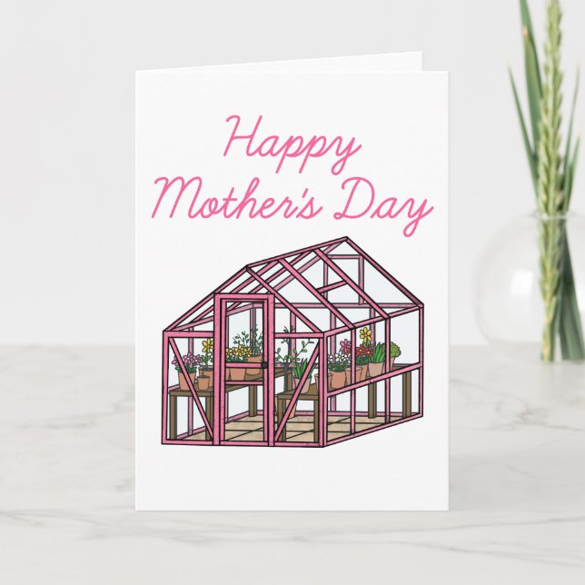 Tarjeta De Agradecimiento Jardinero del Día de la Madre (Anverso)
