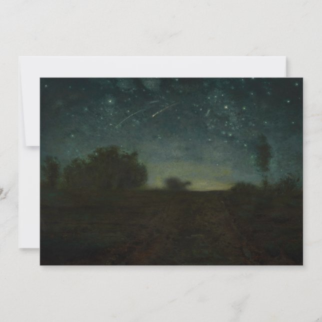 Tarjeta De Agradecimiento Jean-Francois Millet - Noche estrellada (Anverso)