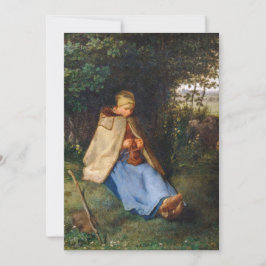 Tarjeta De Agradecimiento Jean-Francois Millet - The Knitter