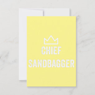 Tarjeta De Agradecimiento Jefe Sandbagger Golf Meme Bjj Chess Sandbag