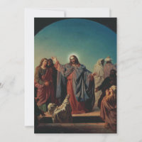 Jesús despierta a Lázaro por Robert Wilhelm Ekman 