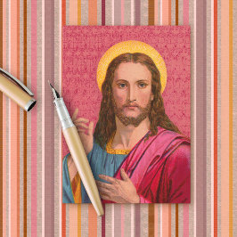 Tarjeta De Agradecimiento Jesús, nuestra carta religiosa salvadora