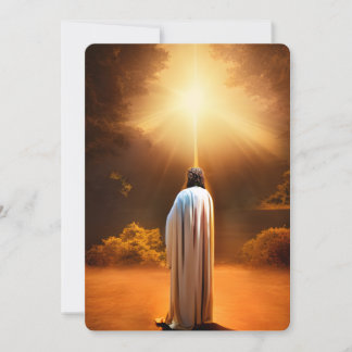 Tarjeta De Agradecimiento Jesús reza en Gethsemane