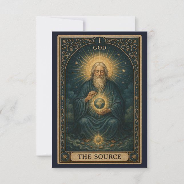 Tarjeta De Agradecimiento JOAO Fan Art God (Anverso)