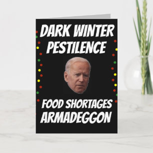 TARJETA DE AGRADECIMIENTO JOE BIDEN FUNNY NAVIDADES CARTA
